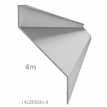 Z profil lamela L=3000 mm, 23x60x25x1,5 mm s vyztuženou hranou 10 mm, zinkovaný plech, použití pro plotovou výplň v kombinaci s KU50Zn a profilem 50 mm, cena za 3 m kus - Délka: 3m