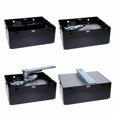 BFABBOX5 základová krabice pro podzemní pohon BIG-FAB METRO, ocel s kataforézní úpravou