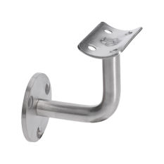 Držiak madla na stenu na trubku ø 42.4mm, brúsená nerez K320 /AISI304