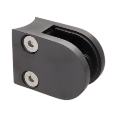 Svorka skla na trubku ø 42,4 mm, AISI 304, PVD – černá