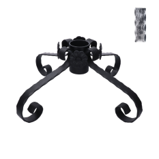 Stojan na vánoční stromeček, stříbrná patina, 550x550x190mm