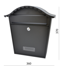 Poštovní schránka H 370 x L 360 mm x W 130 mm