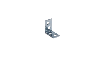 úhelník 25x25x17mm, 1,5mm, galvanicky pozinkovaný, díry průměr 4,5mm - v počte 4ks