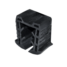 Gumové těsnění pro nerezové a hliníkové madlo s drážkou 24x24 mm, pro sklo 12-12,76 mm (cena za 1 bm)