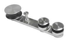 Pojezdový vozík k vodicímu profilu 25 mm pro závěsný systém, broušená nerez K320 / AISI304