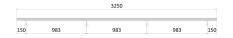 Madlo ø 42.4mm, L-3250mm, leštěná nerez AISI304