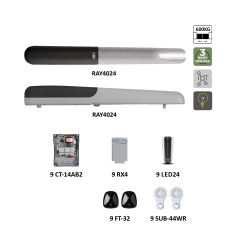 RAY42 KIT pro dvoukřídlovou bránu do 4m/křídlo