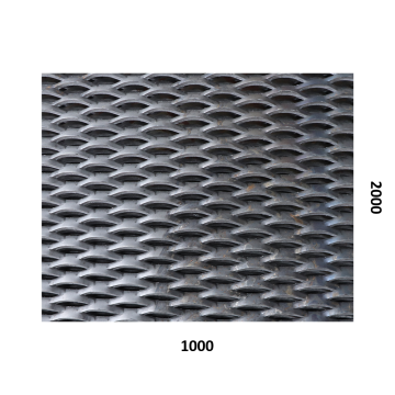 Tahokov Fe šestihranné oko: 47x13mm, můstek: 5mm (1000x2000x3mm)