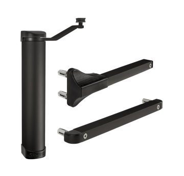 Hydraulický zatvárač, pre krídlové brány do 75 kg / 1,1 m, RAL9005