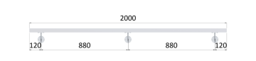 Madlo 2000mm (set:3ks úchyt, madlo 40x40mm s ukončením), brúsená nerez K320 /AISI304