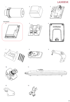 041A0287 kryt řídící jednotky se šrouby