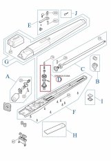 SPAMG217C00A - kit převodovky pro TOONA4024/ 5024/ 5024I/ 5024HS