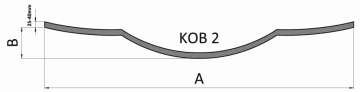 Oblouk typu KOB 2