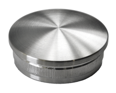 Ukončení na trubku ø 48.3mm, broušená nerez K320 / AISI304