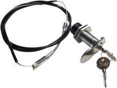 Mechan.odblok.pre sekcion.br. so zámkom a lankom s bowdenom pre motor HALO