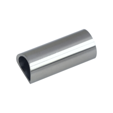 Přechod na vymezení vzdálenosti mezi sloupem ø 42,4 mm a kotevní deskou, ø 20x2,0 mm /L:45 mm, bez vnitřního šroubu, broušená nerez K320 / AISI304, bal: 1ks