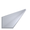 Hliníkový L profil 40x40x3 mm, délka 6000 mm, materiál EN AW-6060 T66, přírodní hliník bez povrchové úpravy, cena za KUS