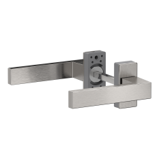 Hliníková sada klika/klika, broušený elox