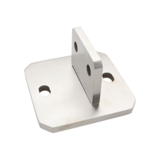 Příruba k vypalovaným sloupkům, vrtání 2 díry, AISI 304