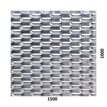 Tahokov Zn, oko: 47x18mm, mostík: 8mm (1500x1000x1,5mm), orientace oka: rozměr oka 47mm je rovnoběžná s rozměrem tabule 1500mm