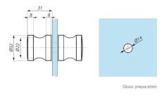 KHJ32SC - Madlo do dverí