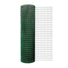 Svařované pletené síto se zeleným PVC obalem, ø pletiva: 1.05mm, ø pletiva s PVC: 1.45mm, oko: 19x19mm, celkový rozměr: