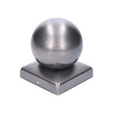 Stříška na sloupek-kulatá Základna 80 x 80 mm, koule 60 mm