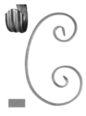 Céčko 12 x 6, 300 x 180 mm