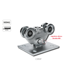 Vozík PICCOLO KLASIK pro C-profil 67x67/69x69mm samonosného systému posuvných vrat do 200kg