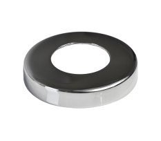 Kryt příruby (84x15mm) na trubku ø 42.4mm, otvor ø 42.8mm, leštěná nerez