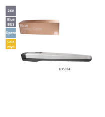 Pohon pro jednokřídlou bránu do 5 m / křídlo, 24 V, BlueBUS, Opera, Solemyo