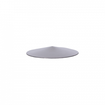 Stříška plechová, ø 42 mm, 1,2 mm, kulatá